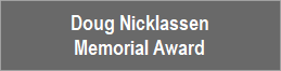 Doug Nicklassen Memorial Award